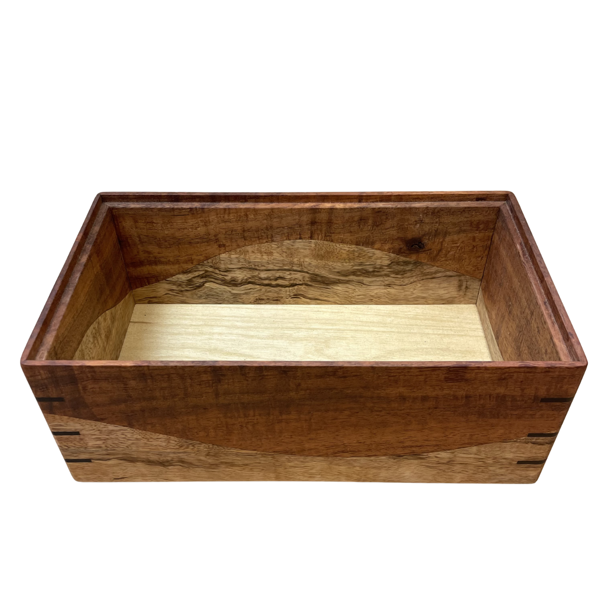 Edward MacNaughton Handmade Koa Box with Mango Bands by Edward MacNaughton