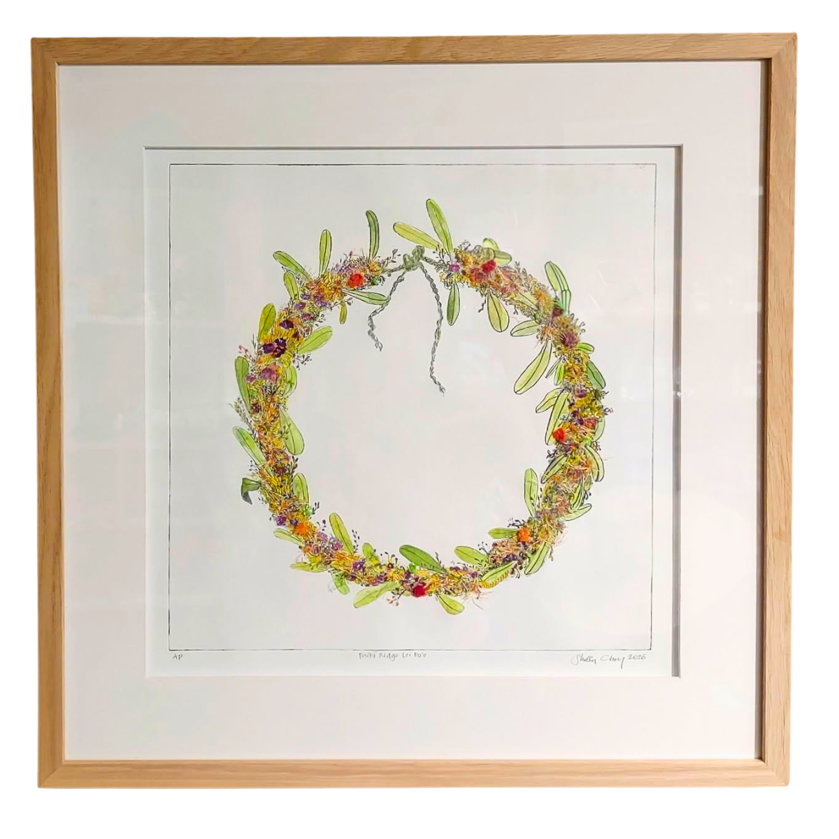 Paiko Ridge Studio Paiko Ridge Lei Poʻo Artist Proof by Shelly Choy