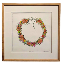 Paiko Ridge Studio Mala Pua Lei Poʻo Artist Proof by Shelly Choy