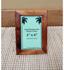 Honolulu Woodworking Designs Solid Koa Wood Frame 4×6 by Honolulu Woodworking Co.