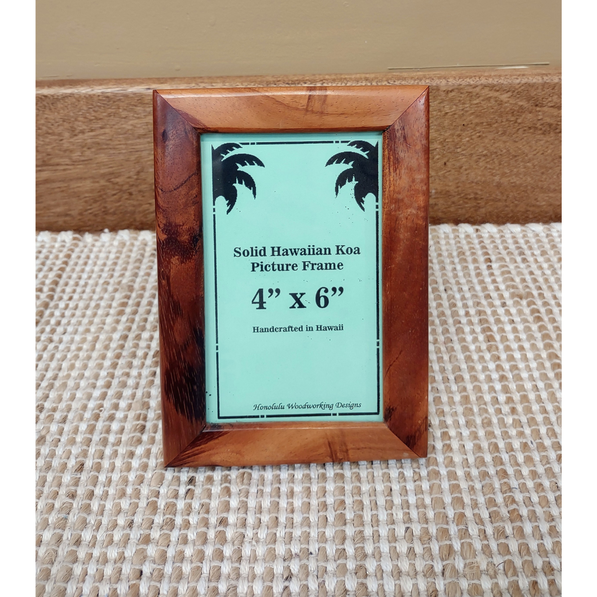 Honolulu Woodworking Designs SOLID KOA FRAME-4X6