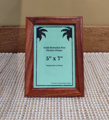 Honolulu Woodworking Designs Solid Koa Wood Frame 5×7 by Honolulu Woodworking Co.