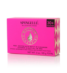 Spongelle Spongellé Pedi Buffer Bulgarian Rose Foot Buffer