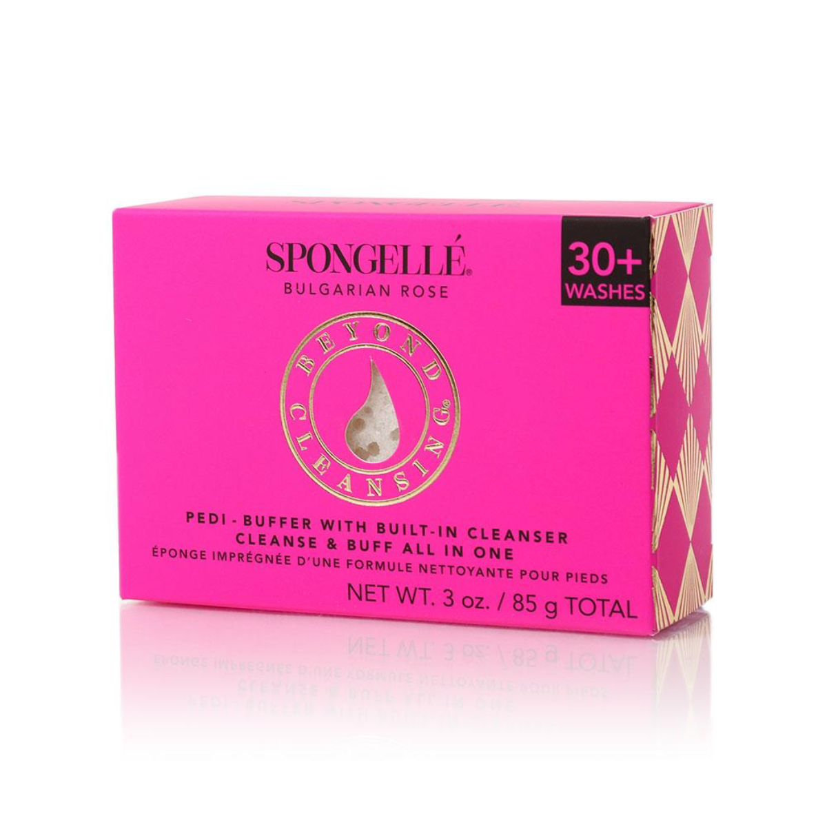 Spongelle Spongellé Pedi Buffer Bulgarian Rose Foot Buffer