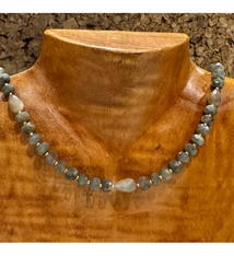 Magnolia Designs 17" Labradorite Necklace – Handmade Gold Fill Jewelry from Hawai‘i