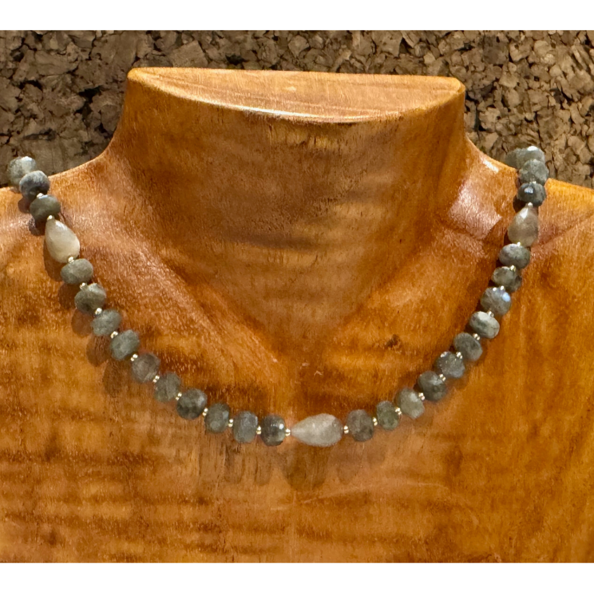 Magnolia Designs 17" Labradorite Necklace – Handmade Gold Fill Jewelry from Hawai‘i