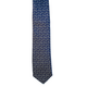 Pineapple Palaka Honu Blue v3: Modern Silk Necktie