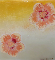 Ana Lucia Gardeazabal Amancer 37 Resin Painting by Ana Lucia Gardeazabal