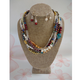 Beverly Creamer MDBC-FIVE STRAND NECKLACE WITH 2 PAIRS OF EARRINGS