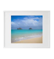 Kelly Rice Kelly Rice Lanikai Matted Print 11 x 14 Hawaii Beach Photo