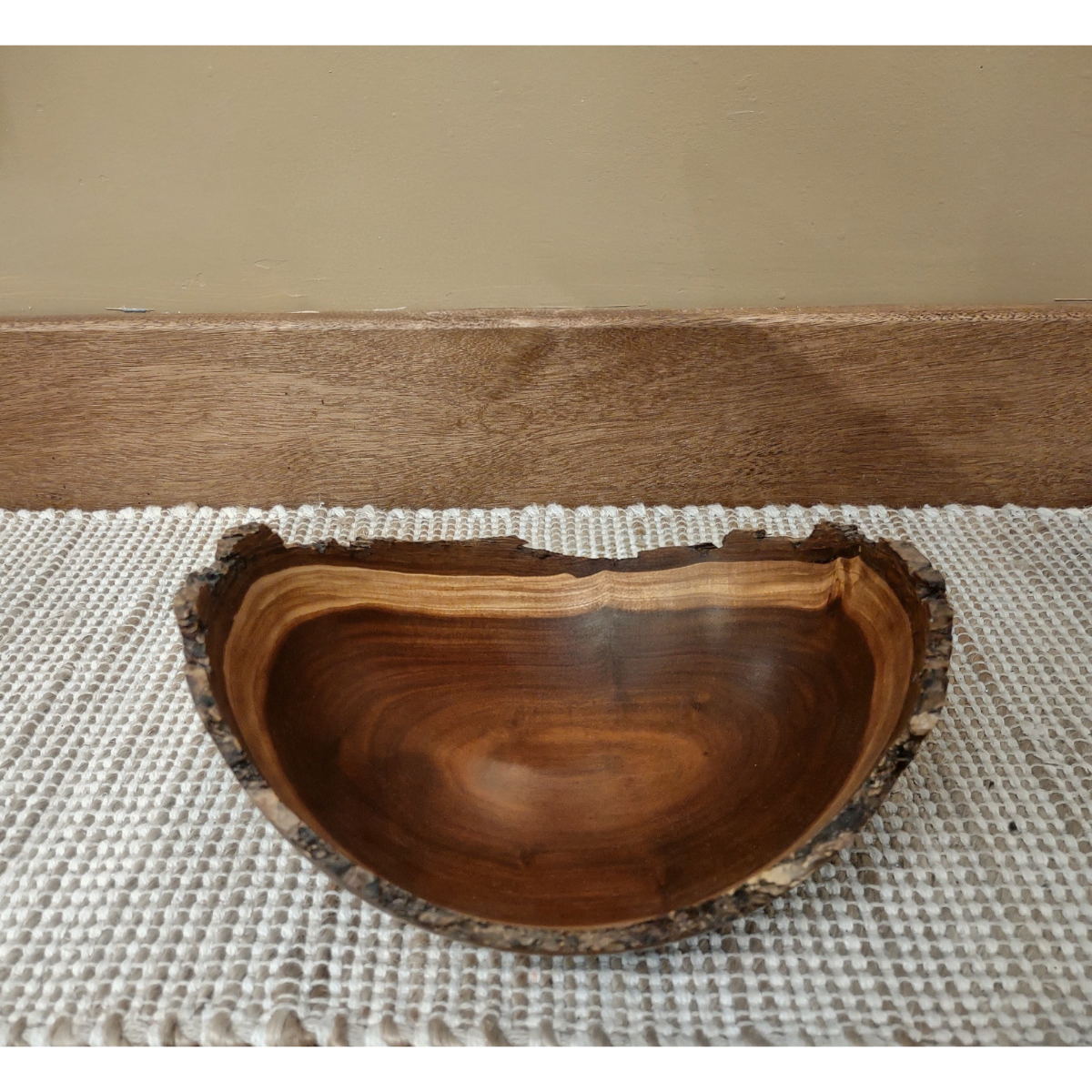 Andy Cole Andy Cole Natural Edge Milo Bowl 9.5 x 4 Handturned Wood Bowl