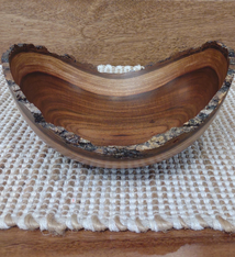 Andy Cole Andy Cole Natural Edge Milo Bowl #213 7.5 x 4 Handturned Wood Bowl