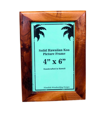 Honolulu Woodworking Designs Solid Koa Wood Frame 4×6 by Honolulu Woodworking Co.