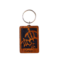 Honolulu Woodworking Designs Koa Honu Keychain by Honolulu Woodworking Co.
