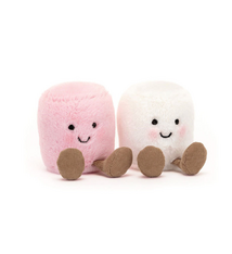 Jellycat Jellycat Amuseables Pink White Marshmallows Plush Toy Set