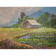 Ed Furuike LO'I KALO, KAHALU'U, 18X24 ORIGINAL PALETTE KNIFE PAINTING
