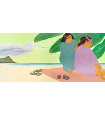 Pegge Hopper Pegge Hopper Summer Afternoon AB Framed Print 15.25 x 29