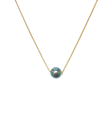 Keshi Co FLOATING PEARL NECKLACE-LUXE QUALITY TAHITIAN PEARL