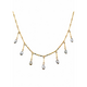Keshi Co Keshi Co Keshi Shaker Necklace Tahitian Pearls Gold Fill