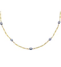 Keshi Co Keshi Co Hina Keshi Choker Tahitian Pearls Gold Fill