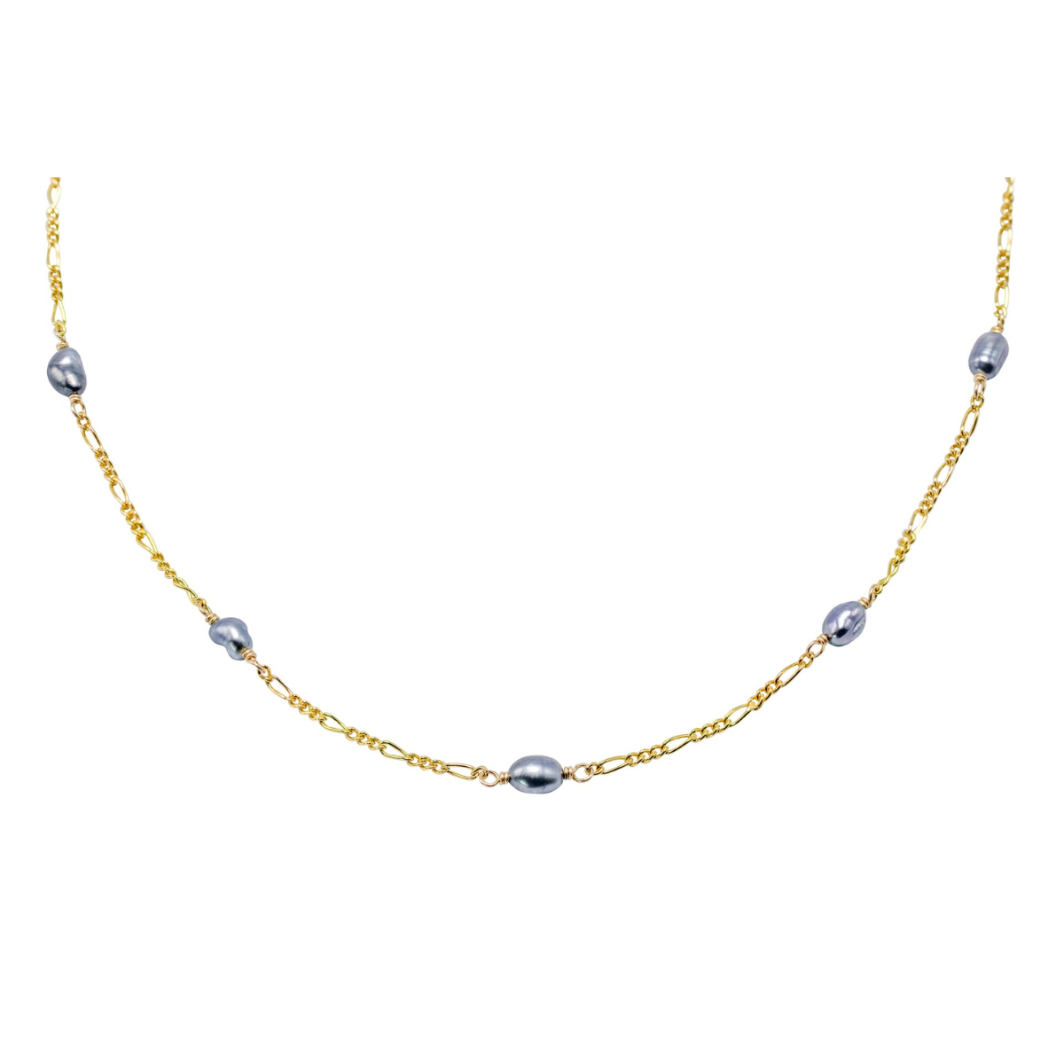 Keshi Co Keshi Co Hina Keshi Choker Tahitian Pearls Gold Fill