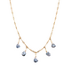 Keshi Co Keshi Co Taapuna Necklace Tahitian Keshi Pearls Gold Fill