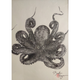 Brandon Tengan HE'E CURL II (TRADITIONAL) - GYOTAKU PRINT - 11X14