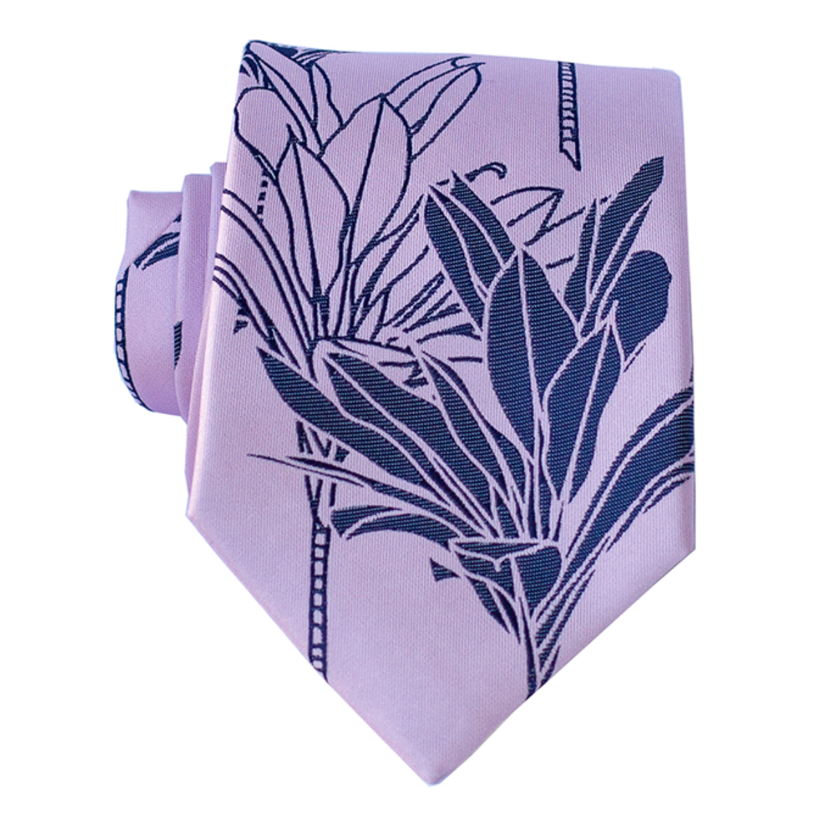 Pineapple Palaka Ti Plant - Pink Modern Necktie