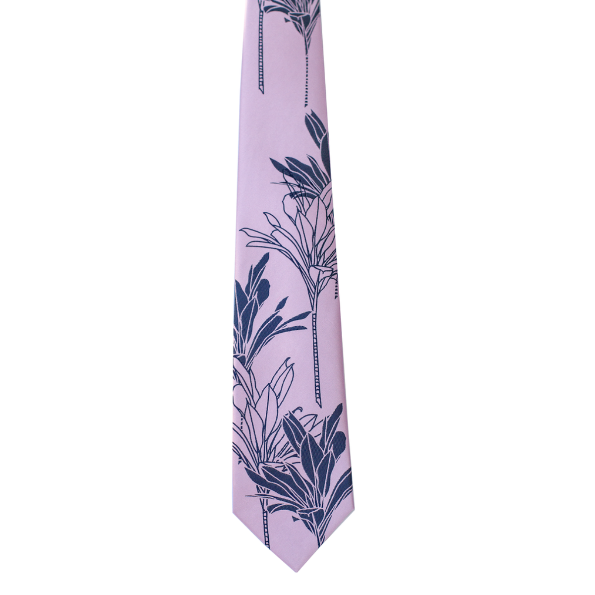 Pineapple Palaka Ti Plant - Pink Modern Necktie