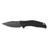 ZT ZT MODEL 0357BW FOLDING KNIFE, BLACK G10