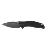 ZT ZT MODEL 0357BW FOLDING KNIFE, BLACK G10