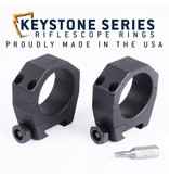 EGW EGW KEYSTONE SCOPE RINGS, 34MM, LOW, .990”