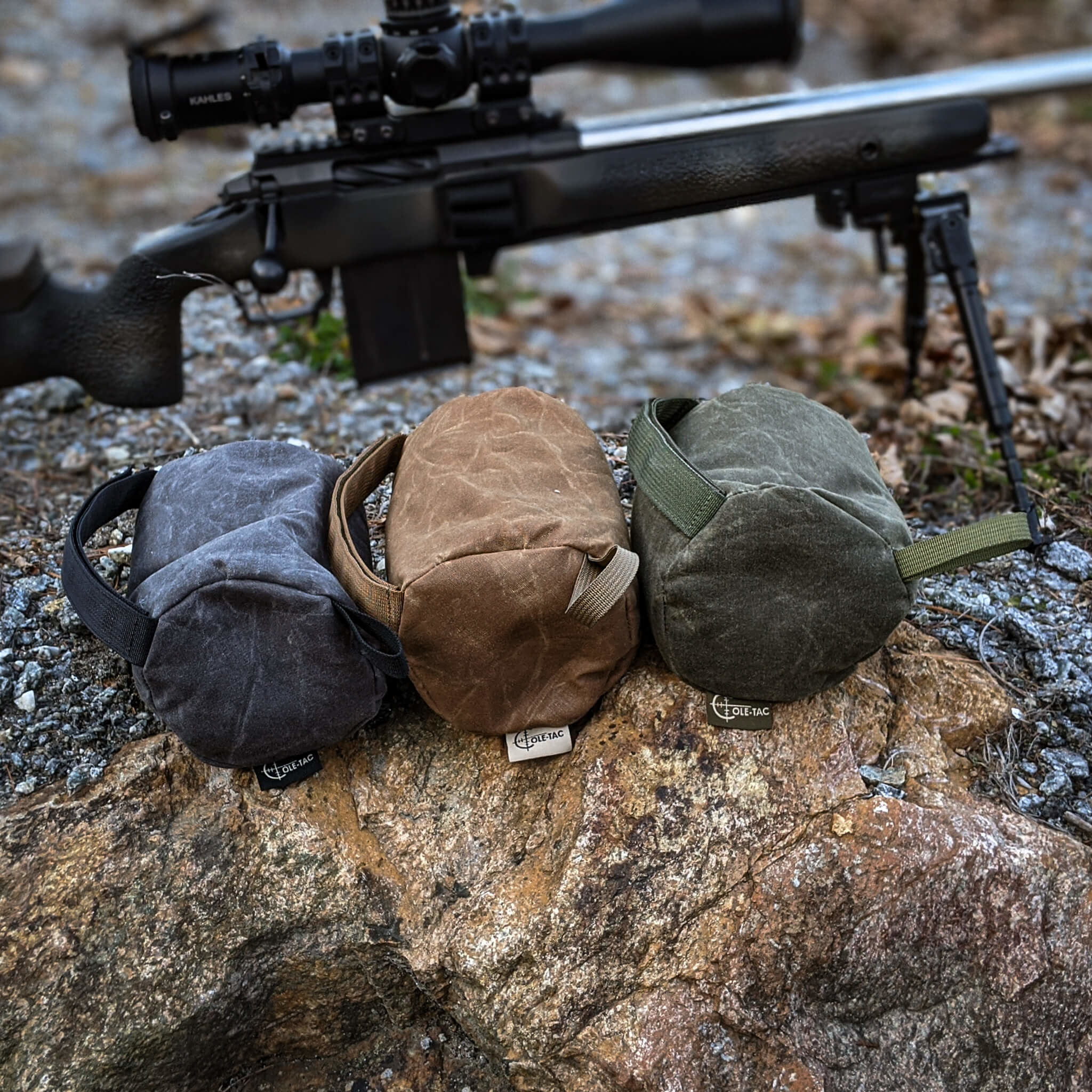 COLE-TAC COLE-TAC WAXED WOOBIE BAG, GREY