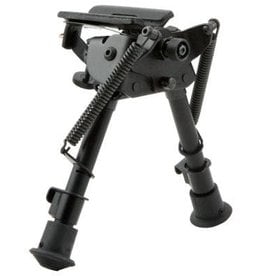 HARRIS HARRIS S-BRM BIPOD, SWIVEL STUD, NOTCHED LEGS, 6-9"