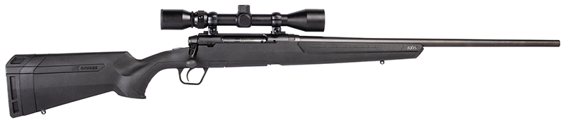 SAVAGE SAVAGE AXIS XP RIFLE, 22-250, W/ SCOPE, BLACK