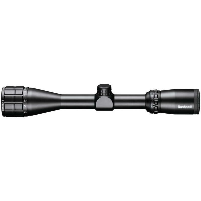 BUSHNELL BUSHNELL BANNER 2 RIFLESCOPE, 4-12X40AO, DOA RETICLE, W/ RINGS