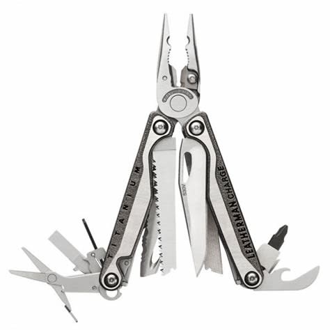 LEATHERMAN LEATHERMAN CHARGE PLUS TTi MULTITOOL, STAINLESS, NYLON SHEATH