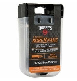 HOPPE'S HOPPE'S RIFLE BORE SNAKE, .17 CAL, W/ DEN