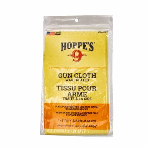 HOPPE'S HOPPE'S GUN CLOTH, WAX TREATED