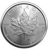 RCM CANADIAN MAPLE LEAF COIN, 2022, SILVER, 1OZ