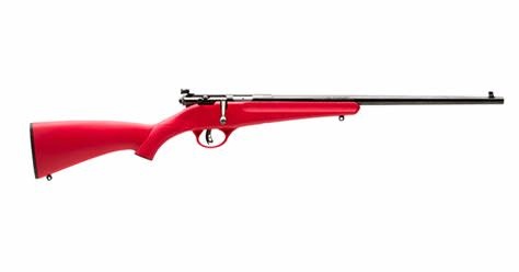 SAVAGE SAVAGE RASCAL RIFLE, 22 LR, RED STOCK