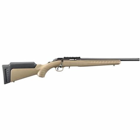 RUGER RUGER AMERICAN RIMFIRE RIFLE, 17 HMR, 16.1" THREADED BARREL, FDE