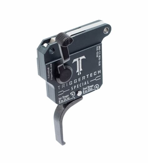 TRIGGERTECH TRIGGERTECH SPECIAL TWO-STAGE TRIGGER, REMINGTON 700 RIFLE, RH, W/O BOLT RELEASE, BLACK, FLAT