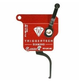 TRIGGERTECH TRIGGERTECH DIAMOND TRIGGER, REMINGTON 700 RIFLE, LH, W/O BOLT RELEASE, FLAT, BLACK