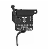 TRIGGERTECH TRIGGERTECH SPECIAL TRIGGER, REMINGTON 700 RIFLE, RH, W/O BOLT RELEASE, BLACK, FLAT TRIGGER