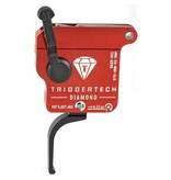 TRIGGERTECH TRIGGERTECH DIAMOND TRIGGER, REMINGTON 700 RIFLE, RH, W/O BOLT RELEASE, BLACK, FLAT
