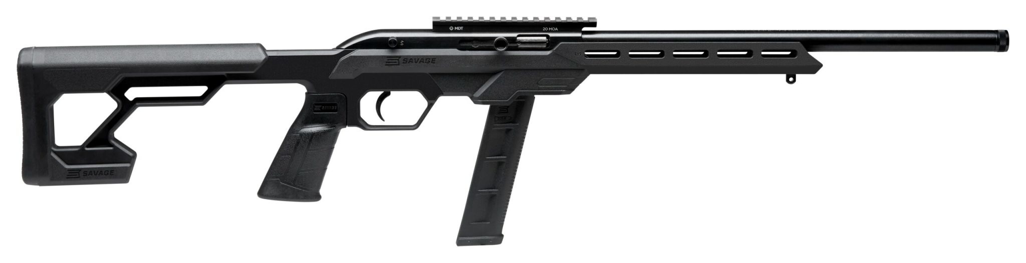SAVAGE SAVAGE 64 PRECISION RIFLE, 22LR, BLACK, 20 ROUND MAGAZINE