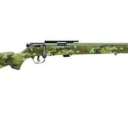 SAVAGE SAVAGE 93R17 FV-SR RIFLE, 17 HMR, 16.5" THREADED BARREL, BAZOOKA GREEN