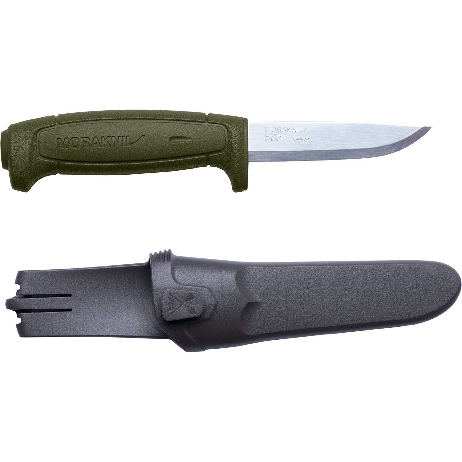 MORAKNIV MORAKNIV BASIC 511, MILITARY GREEN, CARBON STEEL, W/ SHEATH