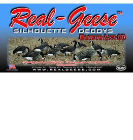 REAL GEESE REAL-GEESE MAGNUM LITE 3D CANADA GOOSE DECOYS, 1 DOZEN